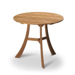 runder Gartentisch aus Holz mit 75 cm Durchmesser - VENDIA von Skagerak