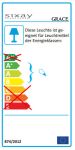 GRACE Dreibein Stehleuchte von Sixay - Energie Effizienz Label