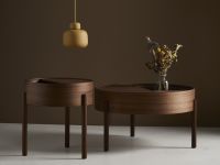 WOUD - ARC COFFEE TABLE Design Couchtische aus Holz mit Stauraum