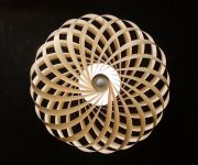 TR5 Wandleuchte mit den Maßen 40x18 cm aus Birkenfurnier natur TR5 Wandleuchte in 40x18 aus Birkenfurnier natur