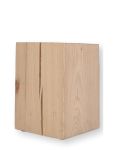 Eckiger Baumstamm Hocker BLOCK von Jan Kurtz in Eiche mit 40 cm Höhe BLOCK von Jan Kurtz - eckiger Baumstamm Hocker in Eiche