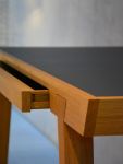 Jan Kurtz - DESK - moderner Schreibtisch mit Schublade aus Holz und Linoleum
