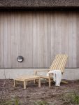 Deckchair BETWEEN LINES aus Holz - modernes Design von Skagerak Deckchair und Hocker aus Holz im modernem Design - BETWEEN LINES von Skagerak
