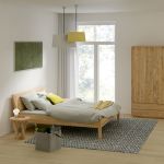 Das Massivholzbett VILLA von vitamin design ist in zahlreichen Varianten erhältlich - hier die Ausführung aus geölter Eiche vitamin design VILLA - Bett aus Holz Queen und King Size in Eiche, geölt