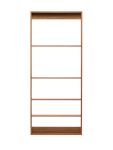 Offenes Wandregal FIVESQUARE aus Holz in Eiche geölt von We Do Wood Flaches Regal aus Holz FIVESQUARE von We Do Wood