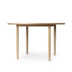 Dänischer Design Esstisch ARV aus weiß geöltem Eichenholz von Brdr. Krüger für 4 Personen Design Esstisch rund in Eiche für 4 Personen - ARV TABLE ROUND von Brdr. Krüger