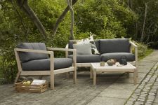 Outdoor-Sessel aus Holz in Teak - VIRKELYST CHAIR von Skagerak