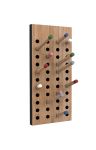 Seitenansicht der kleinen Wandgarderobe SCOREBOARD mit den Maßen 17x36cm Seitenansicht der Wandgarderobe SCOREBOARD mit 17x36cm von We Do Wood
