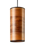 Moderne Pendelleuchte NUX von LeuchtNatur aus Holzfurnier in Europäischer Nussbaum Esstisch Pendelleuchte in Europäischer Nussbaum NUX von LeuchtNatur