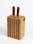 Messerblock aus Holz in Eiche Block Knife Holder von Rio Lindo