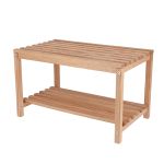 BANKIER von Jan Kurtz - Holzbank und Beistelltisch