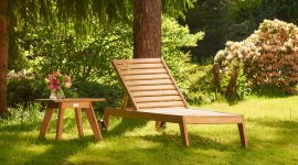 Gartentisch niedrig - LUNA Beistelltisch von Traditional Teak