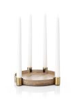 LUNA von applicata - Kerzenständer mit Tablett aus Holz