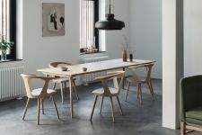 Moderner Esstisch aus Holz im skandinavischen Design - IN BETWEEN SK 6 von &tradition