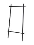 Seitenansicht vom schwarzen Kleiderständer CLOTHES RACK Seitenansicht vom Kleiderständer in schwarz von Andersen Furniture - CLOTHES RACK