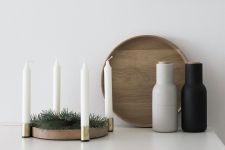 Adventsdeko Schale und Kerzenhalter LUNA von applicata