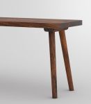 Massivholz Sitzbank in Amerikanischer Astnussbaum UNA von vitamin design