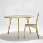 runder Esstisch aus massivem Holz - FINN von sixay