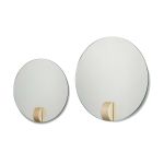 Wandspiegel FULL MOON MIRROR mit wahlweise 30 cm oder 40 cm Durchmesser FULL MOON MIRROR von Skagerak - Wandspiegel mit Durchmesser 30 und 40 cm