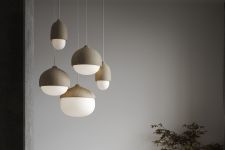 Dekorative Hängeleuchte TERHO LAMP für das Wohnzimmer im dänischen Design von Mater Runde Hängeleuchte für das Wohnzimmer im dänischen Design - TERHO LAMP von Mater