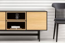 Designer Sideboard aus Holz und Metall - MAYA LOWER von take me HOME