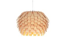 Designer Pendelleuchte aus Holzlamellen von Tom Raffield - SCOTS PENDANT