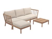 Outdoor Lounge Hocker Seater Tradition Pouf von Skagerak Fritz Hansen