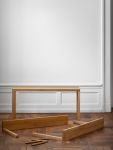 Sitzbank ohne Lehne 90cm Peg Bench von Moebe