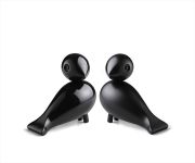 Vogel aus Holz in Buche schwarz - die unzertrennlichen LOVEBIRDS von Kay Bojesen