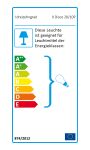 Energie-Effizienz-Label für Pendelleuchte DISCO 20/10P von dreizehngrad