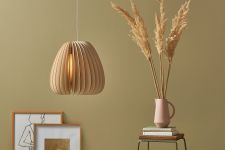 Holz Pendelleuchte VOLUM - Leuchtendesign von Schneid