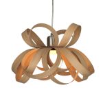 SKIPPER von Tom Raffield Wohnzimmer Pendelleuchte in Eiche 