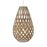 David Trubridge - KOURA Design Pendelleuchte tropfenförmig