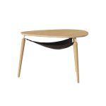 Moderner Couchtisch HANG OUT COFFEE TABLE von UMAGE in Eiche geölt mit Verbidungselementen aus Stahl Hang Out Coffee Table von Umage - Couchtisch im skandinavischen Design