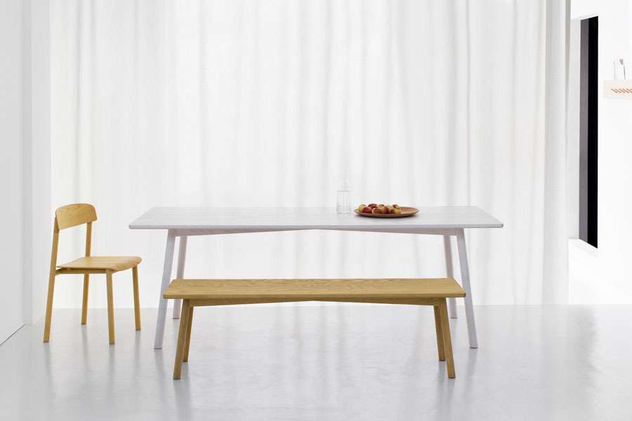 Massivholz Sitzbank PROFILE BENCH von Stattmann I HolzDesignPur