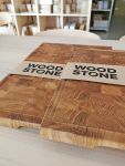 Eichenholz Schneidebrett mit Saftrille - WOODSTONE von Rio Lindo