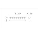 Technische Zeichnung des ECHO COAT RACK von FORM & REFINE