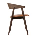 Seitenansicht des Esszimmerstuhls AC2 von Anderson Furniture in Eiche, geräuchert & geölt Seitenansicht des Designer Esszimmerstuhl - AC2 CHAIR Andersen Furniture
