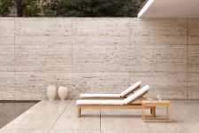 Sonnenliege aus Teakholz mit Auflage BK14 Sunbed von Carl Hansen and Son