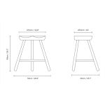 Technische Zeichnung des SHOEMAKER NO. 49 von FORM & REFINE