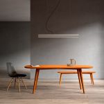 vitamin design AMBIO - Esstisch oval in Amerikanischer Kirschbaum, geölt