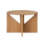 Runder Beistelltisch TABLE aus Holz in Eiche geölt von Kristina Dam Kristina Dam TABLE Beistelltisch rund in Eiche