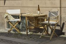 Gartentisch rund und klappbar SELANDIA TABLE von Skagerak