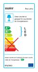 Energie-Effizienz-Label für Wandleuchte RAY WALL LAMP von Mater Energie Effizienz Label für Wandleuchte RAY WALL LAMP von Mater