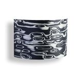 halbrunde Holz Wandleuchte in Nero - CORTEX von LeuchtNatur