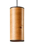 Moderne Pendelleuchte NUX von LeuchtNatur aus Holzfurnier in Deutsche Eiche Esstisch Pendelleuchte in Deutsche Eiche NUX von LeuchtNatur