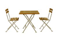 Jan Kurtz LUCCA - Balkonklapptisch aus Holz und Metall