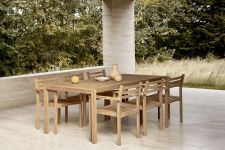 Carl Hansen and Son AH502 Outdoor Dining Chair - Dänischer Design Garten Armlehnstuhl 