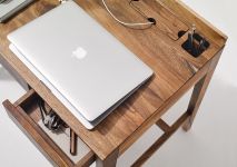 Sixay - THEO LIGHT DESK kleiner MAssivholz Schreibtisch fürs Home Office