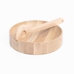 NIYA BOWL von Rio Lindo - runde Holzschale in Esche